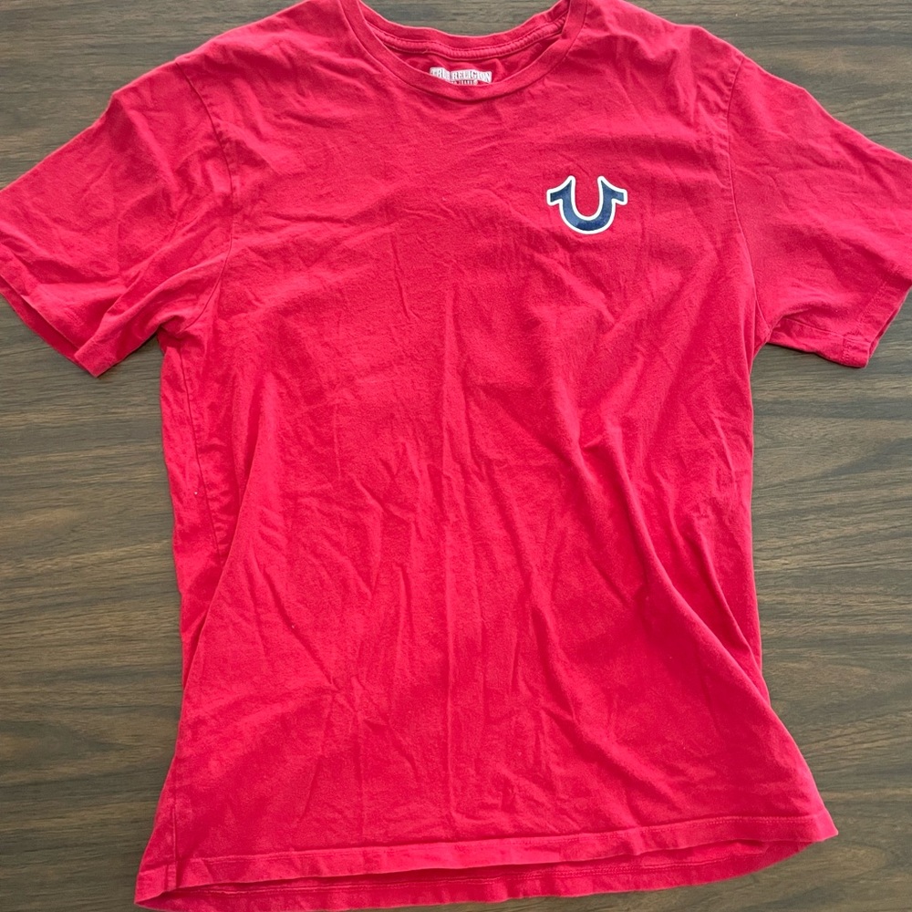 Red True Religion Tee shirt size Large